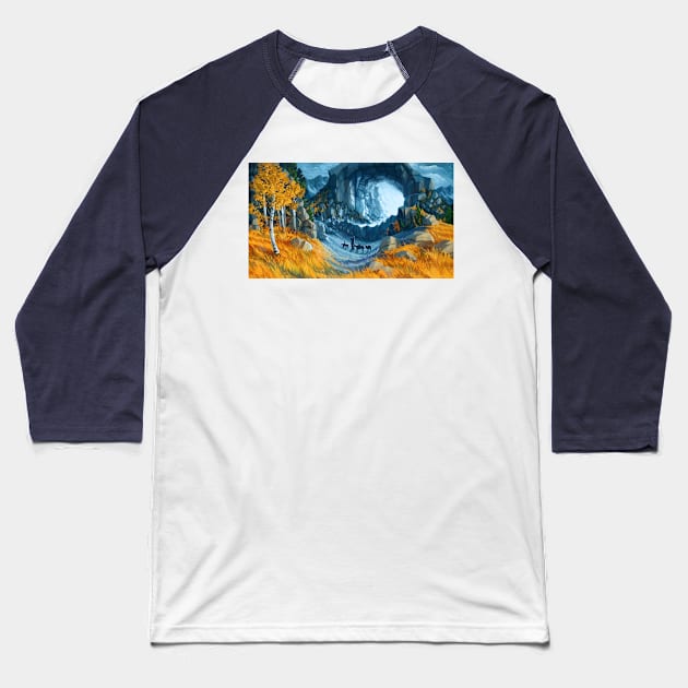 Gateway of the Gods Baseball T-Shirt by LeadersNLegacies